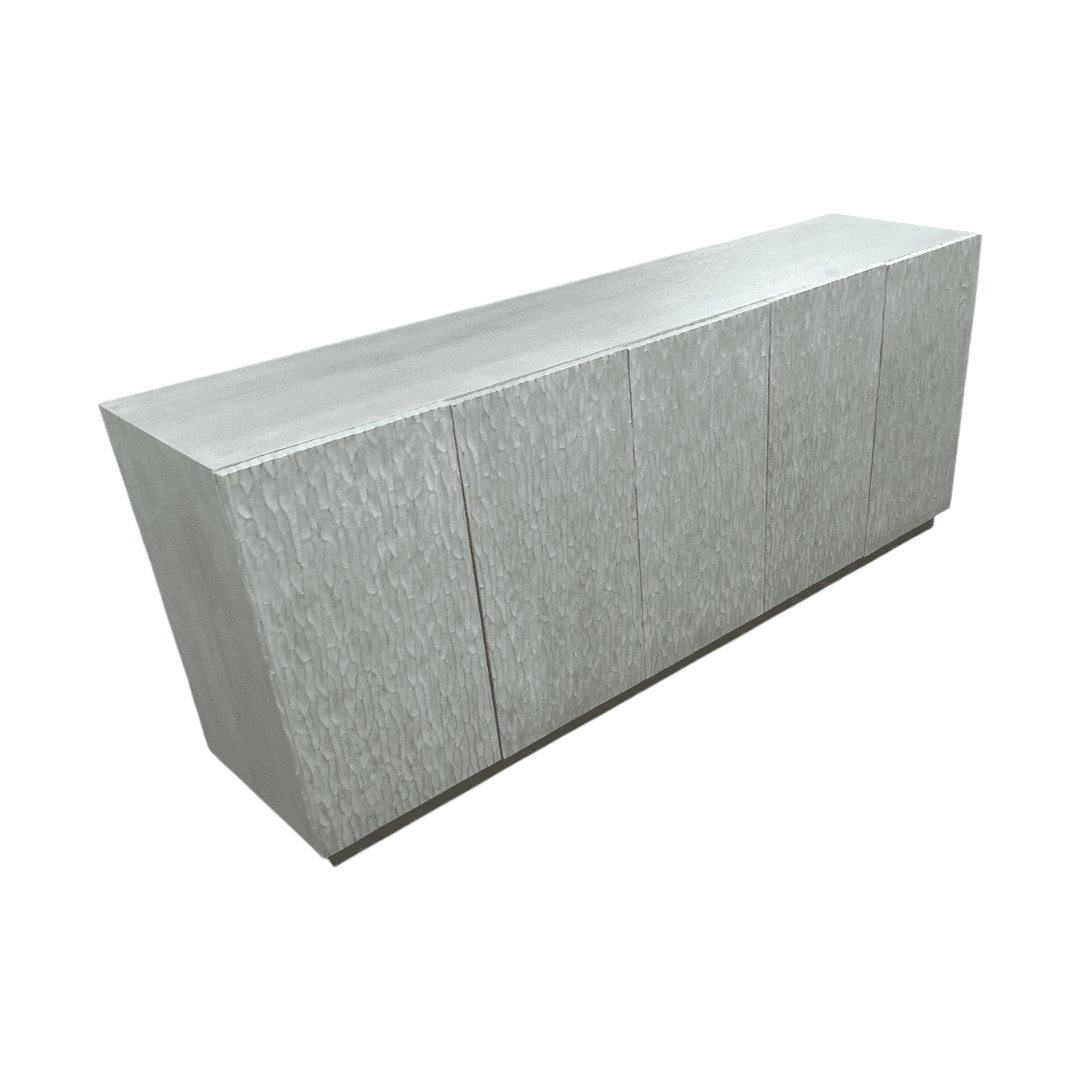 Bernhardt Solaria Entertainment Credenza in Weathered Bone - Thumbnail 5
