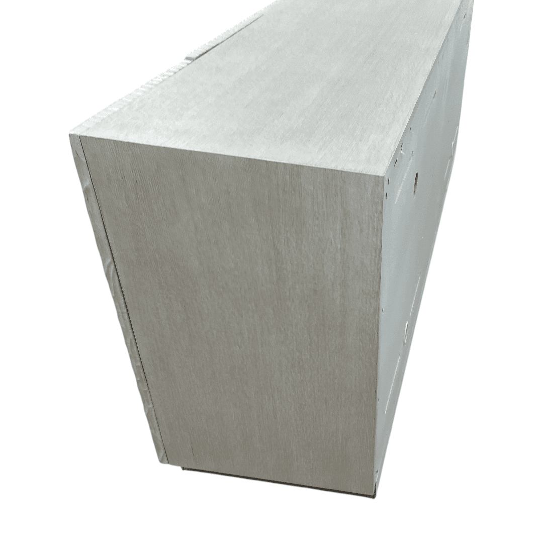 Bernhardt Solaria Entertainment Credenza in Weathered Bone - Thumbnail 15