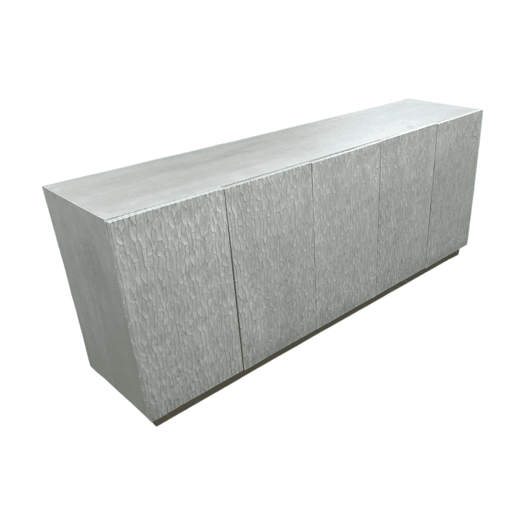 Bernhardt Solaria Entertainment Credenza in Weathered Bone - Thumbnail 4