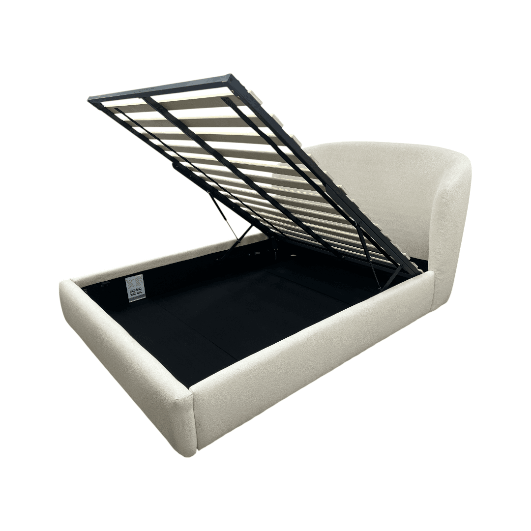 Castlery Auburn Performance Bouclé Queen Storage Bed - Thumbnail 16