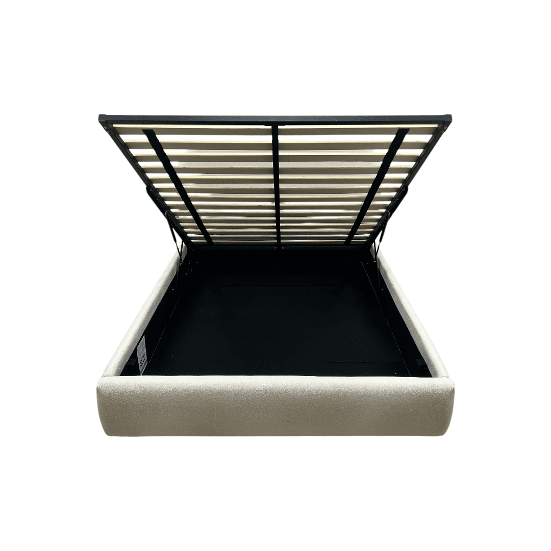 Castlery Auburn Performance Bouclé Queen Storage Bed - Thumbnail 17