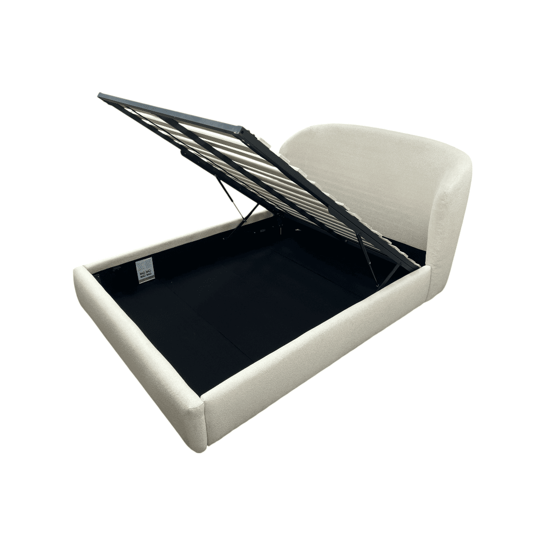 Castlery Auburn Performance Bouclé Queen Storage Bed - Thumbnail 18