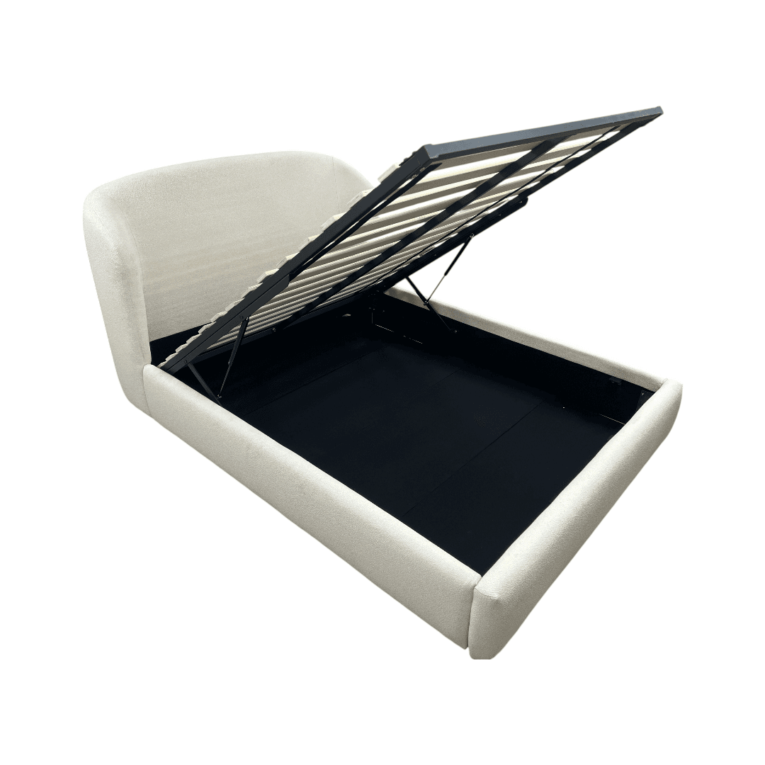 Castlery Auburn Performance Bouclé Queen Storage Bed - Thumbnail 15