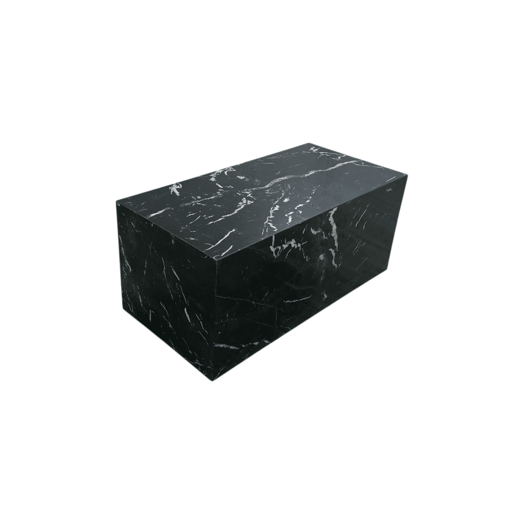 Hokku Designs Harles Nero Black Marble Premium Marble Coffee Table - Thumbnail 6