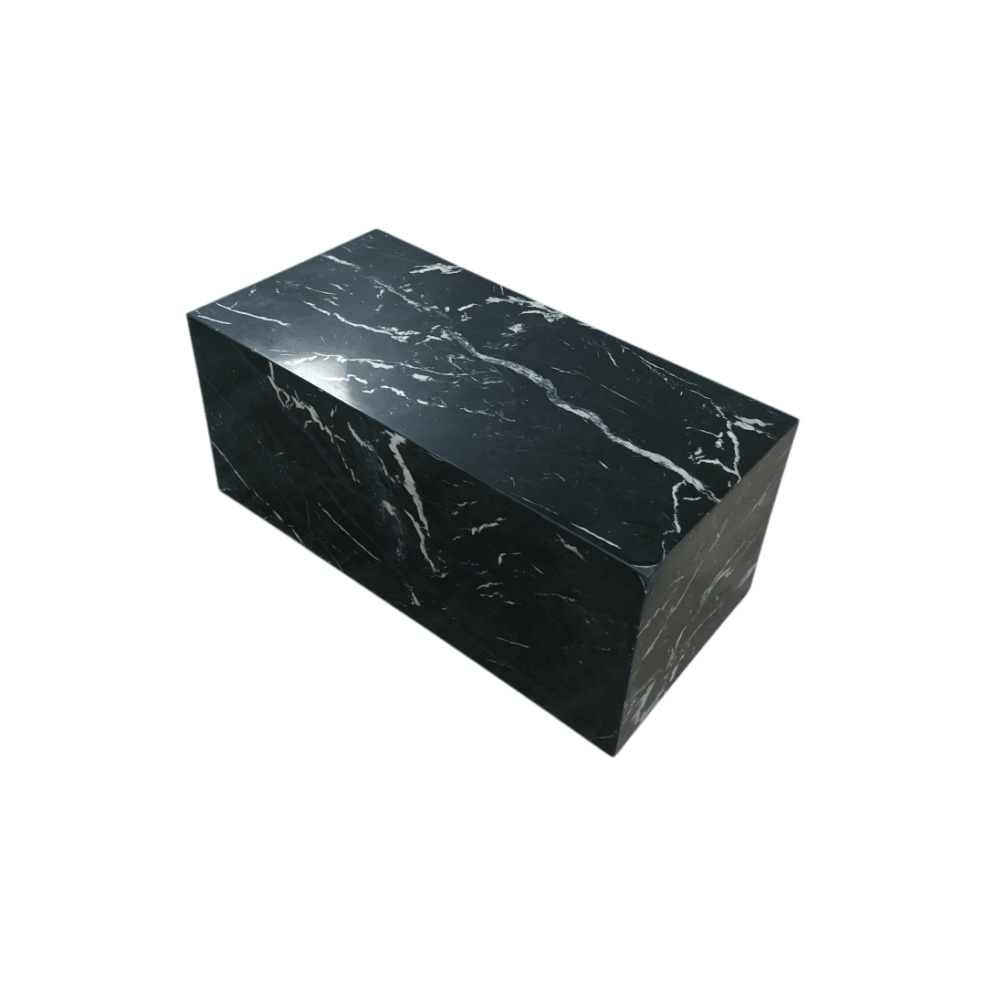 Hokku Designs Harles Nero Black Marble Premium Marble Coffee Table - Thumbnail 9