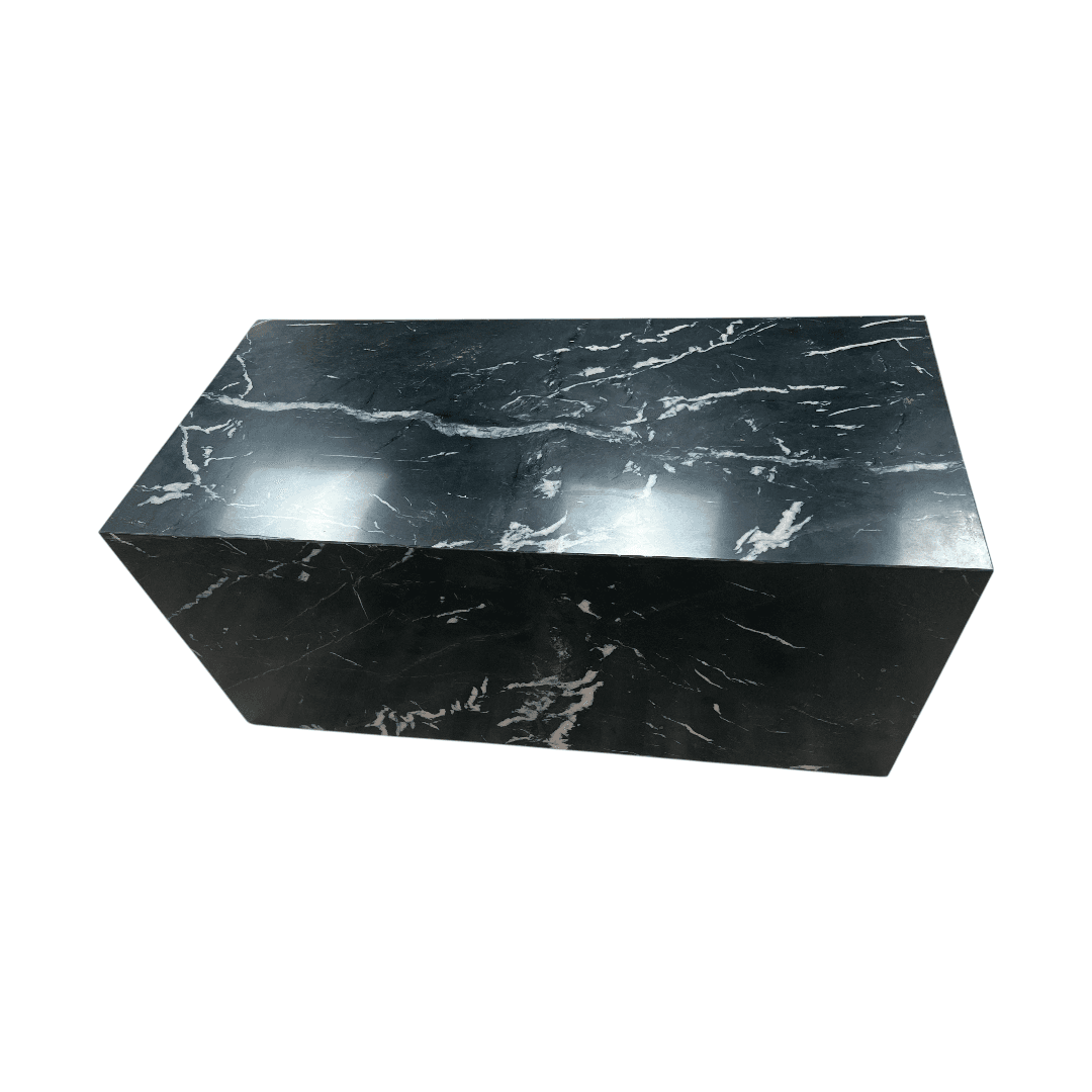 Hokku Designs Harles Nero Black Marble Premium Marble Coffee Table - Thumbnail 11