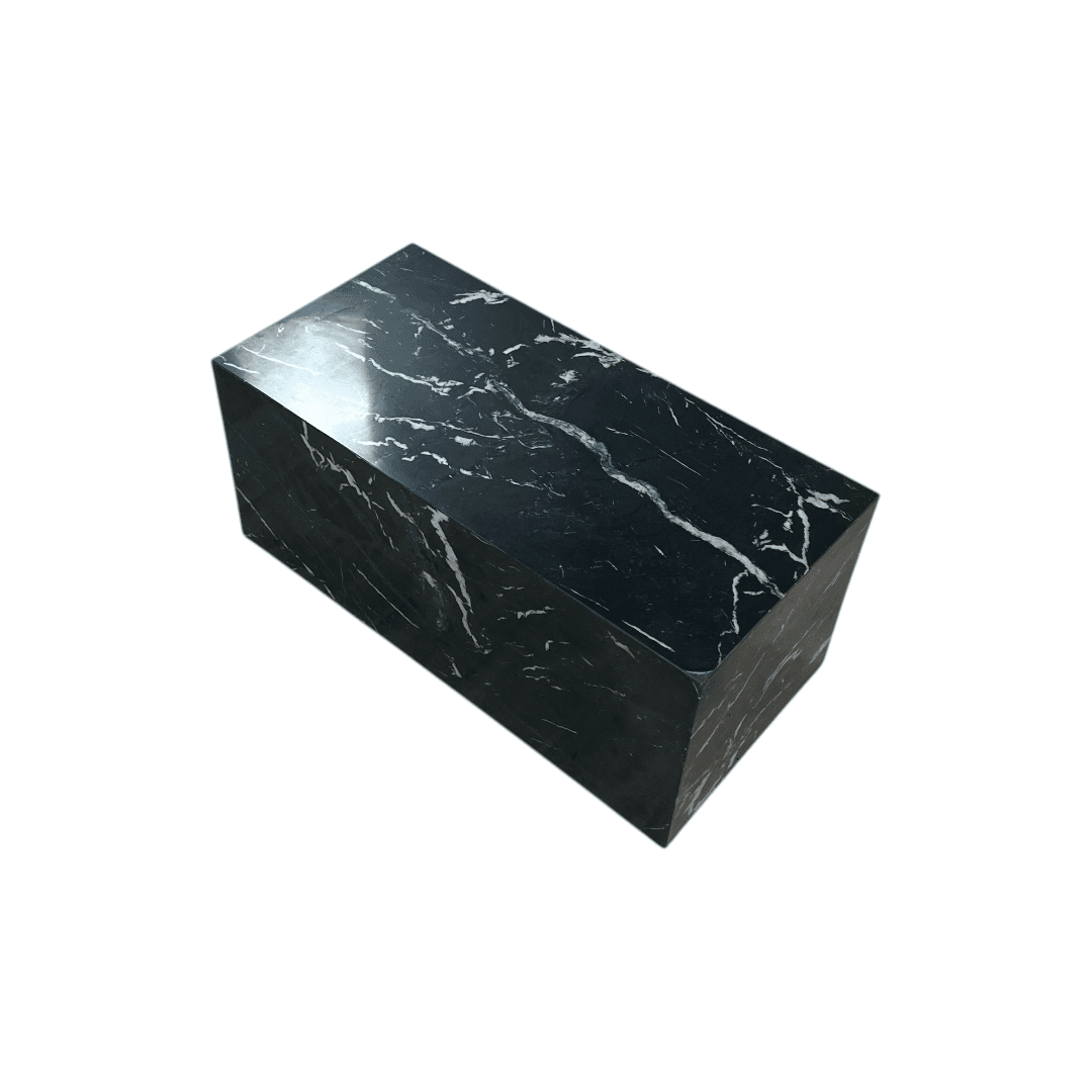 Hokku Designs Harles Nero Black Marble Premium Marble Coffee Table - Thumbnail 8