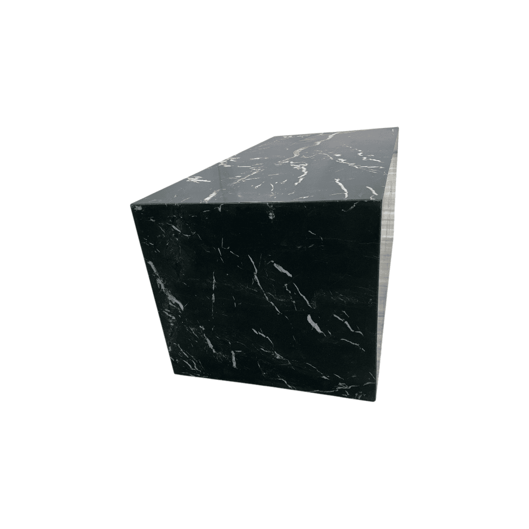 Hokku Designs Harles Nero Black Marble Premium Marble Coffee Table - Thumbnail 12