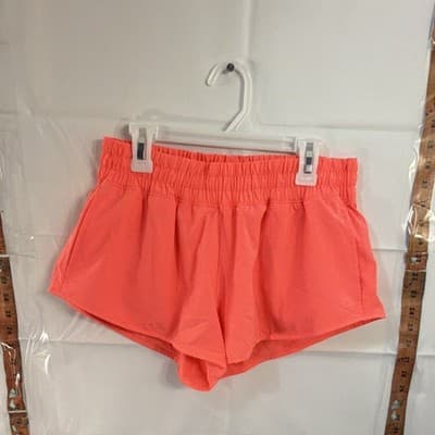 OFFLINE by Aerie Real Good Women's Coral Athletic Shorts Elastic Waist - Image 1