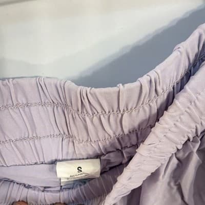 Running Sports Women's Lavender Athletic Shorts Elastic Waist Lightweight Runni… - Thumbnail 3