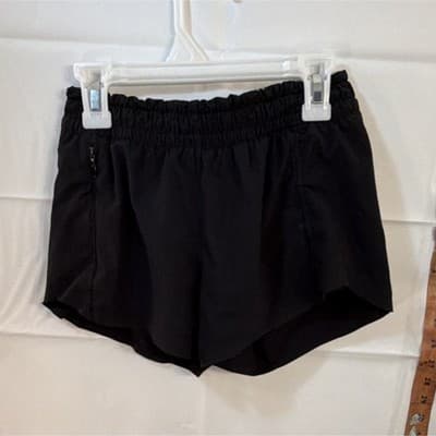 Athleta Girl Heart The Hustle Short Black M/8-10 Athletic Running Breathable - Image 1