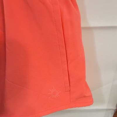 OFFLINE by Aerie Real Good Women's Coral Athletic Shorts Elastic Waist - Thumbnail 3