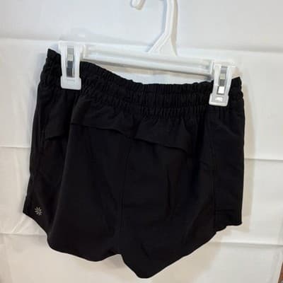 Athleta Girl Heart The Hustle Short Black M/8-10 Athletic Running Breathable - Thumbnail 2