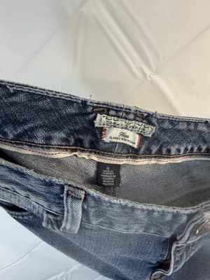 Tommy Hilfiger Classic Rise Jeans Blue Denim Cotton Button Zip Women - Image 1