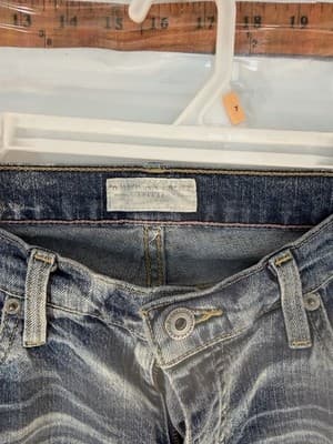 American Eagle Outfitters Bootcut Jeans Medium Blue Denim Regular Fit Women - Thumbnail 2