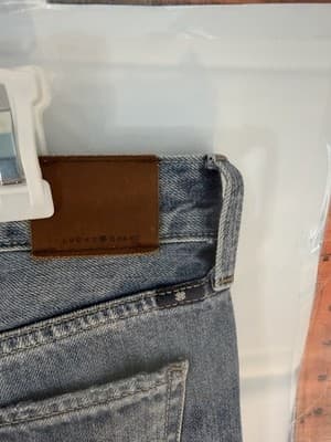 Lucky Brand Distressed Slim Boyfriend Jeans Blue Denim Medium Wash Women - Thumbnail 4