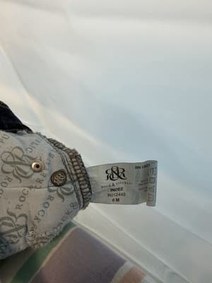 Rock & Republic Distressed Jeans Blue Denim Medium Wash 5-Pocket Women - Thumbnail 3