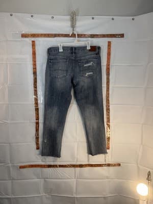 Lucky Brand Distressed Slim Boyfriend Jeans Blue Denim Medium Wash Women - Thumbnail 6