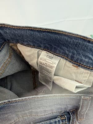 NOBO Bootcut Jeans Mid Rise Blue Denim Dark Wash Button Zip Women - Thumbnail 2