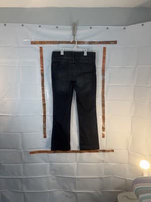 APT. 9 Bootcut Jeans Dark Blue Denim Stretch Button Zip 5-Pocket Women - Thumbnail 2