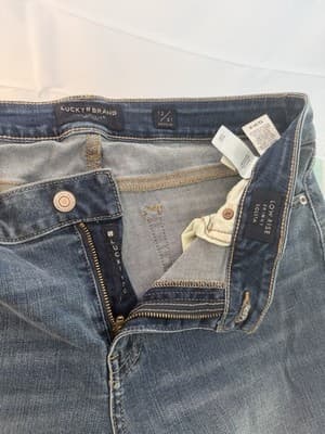 Lucky Brand Low Rise Skinny Jeans Blue Denim Medium Wash 5-Pocket Women - Thumbnail 3
