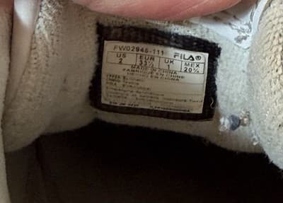 FILA White Lace Up Low Top Athletic Sneakers for Men - Thumbnail 5