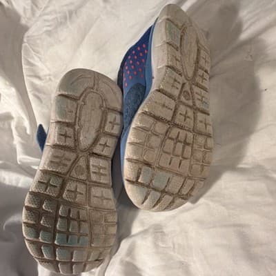 Champion Boys Athletic Shoes Blue Breathable Hook & Loop Lace US Size 10.5 - Thumbnail 6