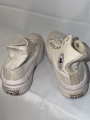 Converse Chuck Taylor All Star Move High Top White Ivory Women's 568498C - Thumbnail 3
