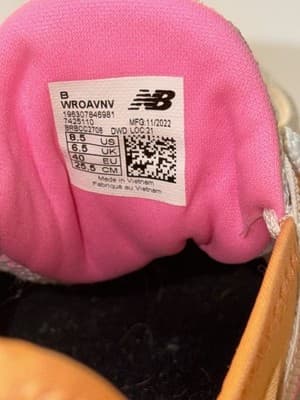 New Balance Fresh Foam Roav Nimbus Cloud Peach Pink Women's Sneakers WROAVNV - Thumbnail 5