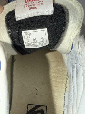 Converse All Star Vans SK8-Hi Unisex Kids Mint Green Blue Sneakers US 3 Lace Up - Thumbnail 6