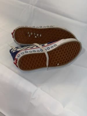 Converse All Star Vans SK8-Hi Unisex Kids Mint Green Blue Sneakers US 3 Lace Up - Thumbnail 5