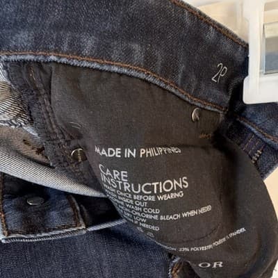 Ann Taylor Curvy Fit Straight Jeans Dark Blue Denim Stretch Petite Women - Thumbnail 4