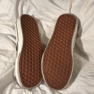 Vans Classic Slip-On Checkerboard Men's Casual Shoe Black White US 6 - Thumbnail 2