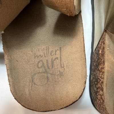 Miller Girl Girls Gold Buckle Adjustable Strap Flat Closed Toe Sandals Casual - Thumbnail 3