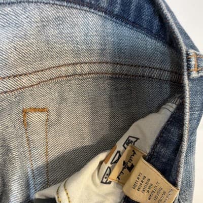 7 For All Mankind Bootcut Jeans Blue Denim Stretch Regular Fit Women - Thumbnail 5