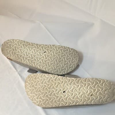 Birkenstock Arizona Unisex Kids Silver Glitter Sandals US 3 EU 34 Buckle - Thumbnail 3