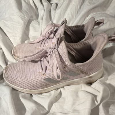 adidas Cloudfoam Pure Pink Comfort Lightweight Women's Athletic Sneakers B74490 - Thumbnail 3