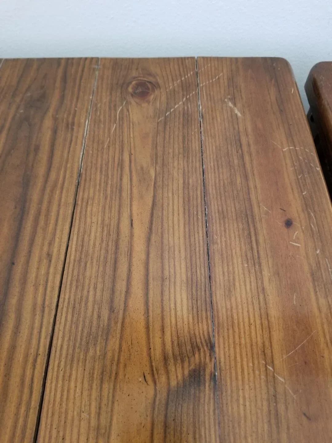 20th C English Dark Walnut Rustic Bobbin Turned Side Table - Thumbnail 8