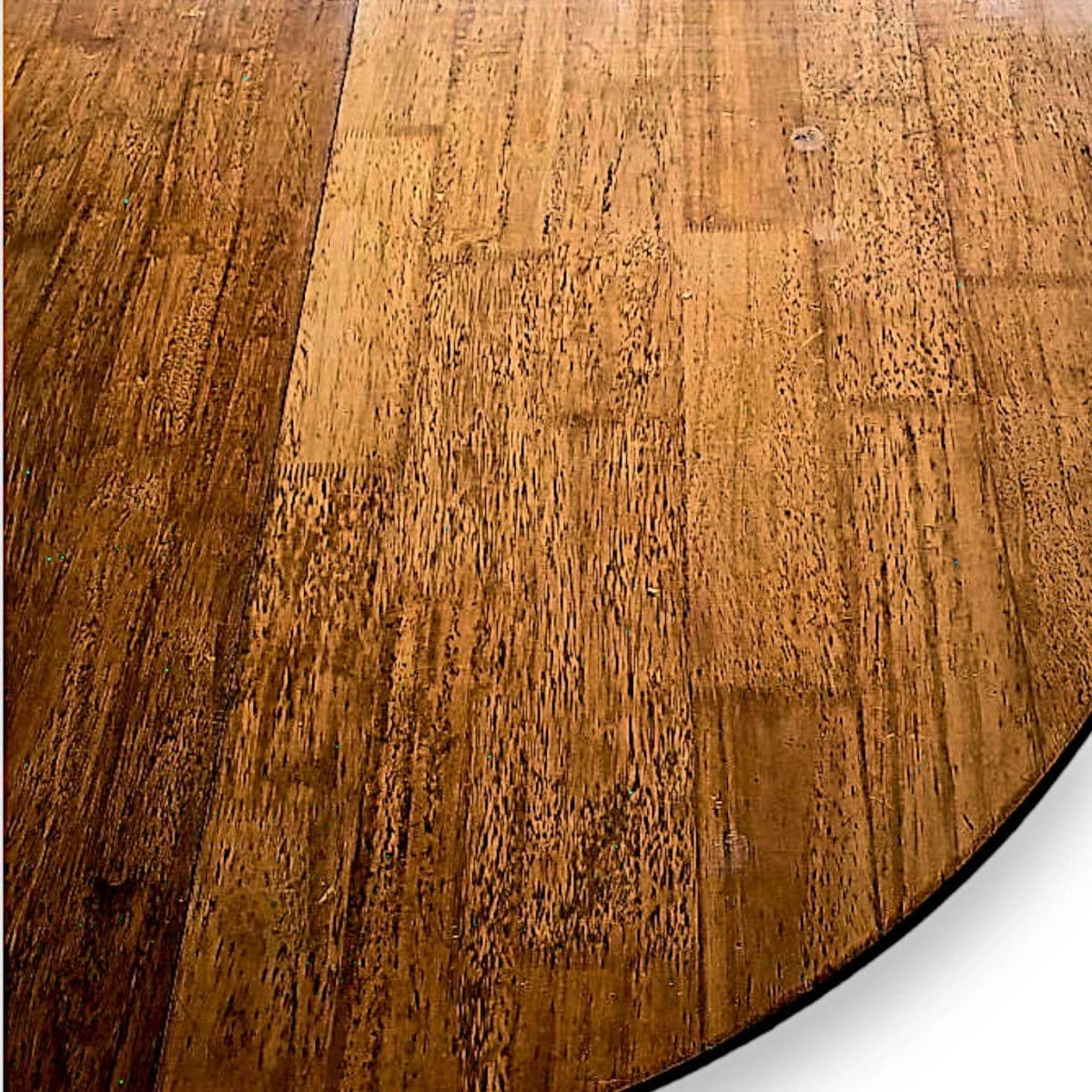 Vintage Amish Style Expandable Rustic Farmhouse Kitchen Table and 4 Ladderback Chairs - Thumbnail 10