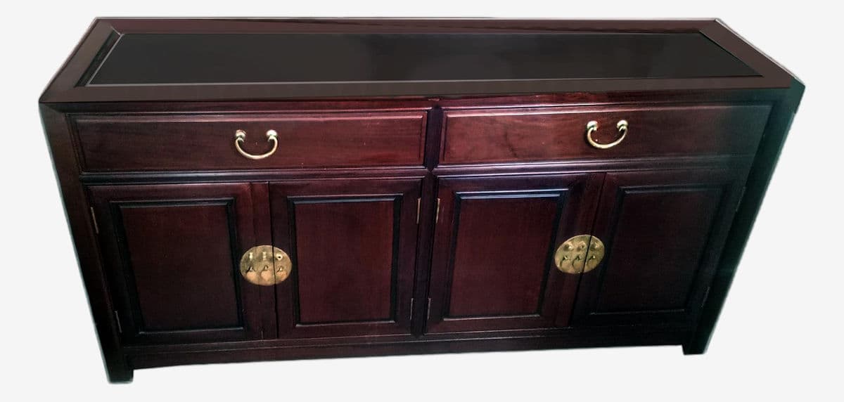 Late 19th Century Ming-Style Ju-Mu Oriental Credenza or Sideboard - Image 1