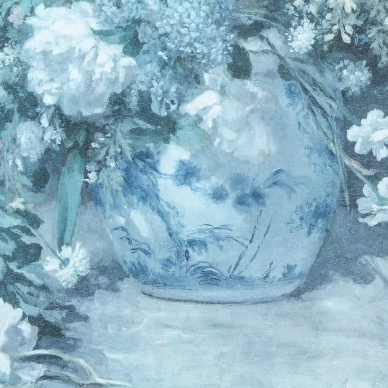 1970s Giltwood Framed Lithograph "Spring Bouquet" After Pierre-August Renoir - Thumbnail 7