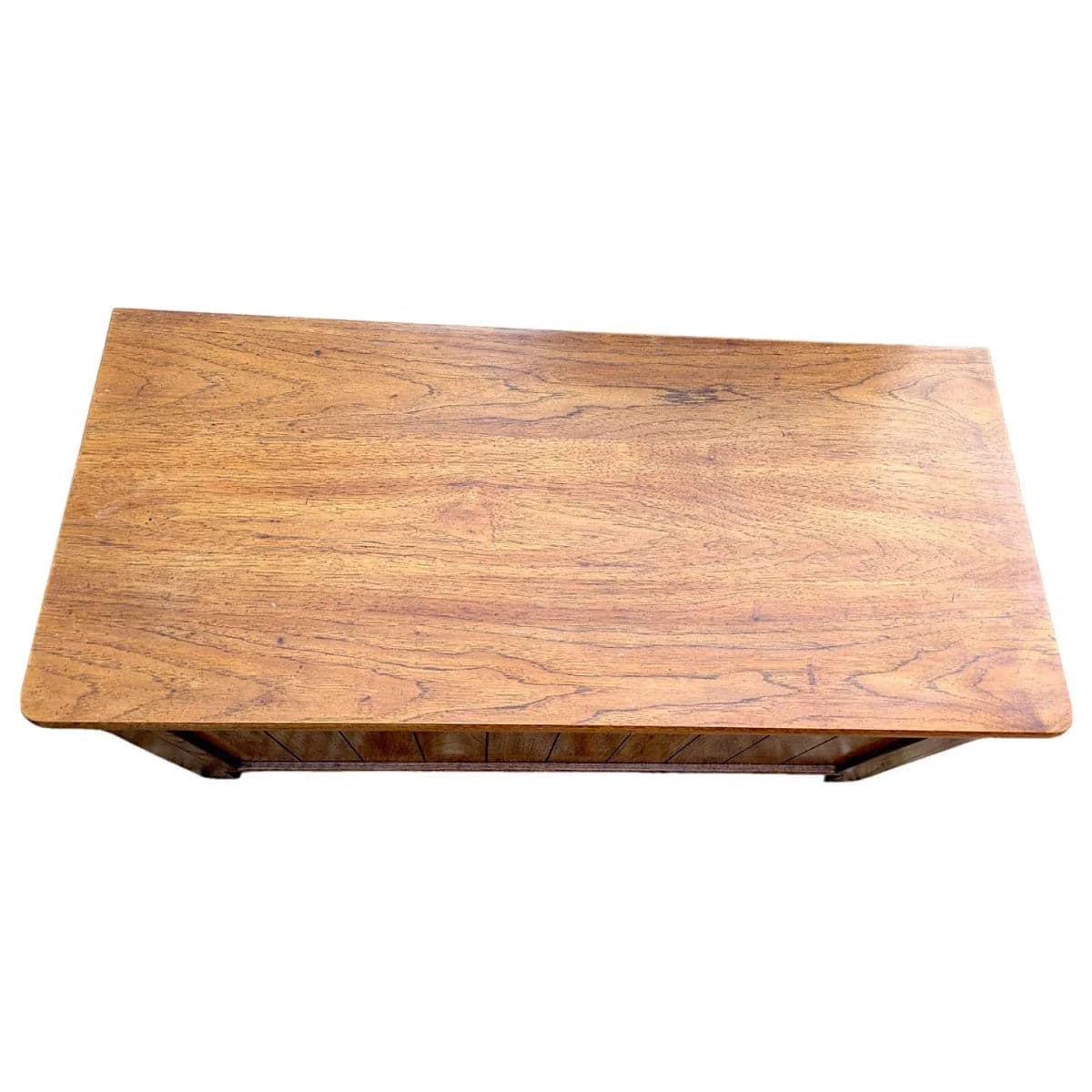 1990s Amish Style Paneled Cedar Lined Wooden Blanket Chest - Thumbnail 10