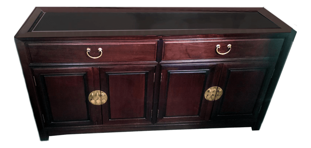 Late 19th Century Ming-Style Ju-Mu Oriental Credenza or Sideboard - Thumbnail 2