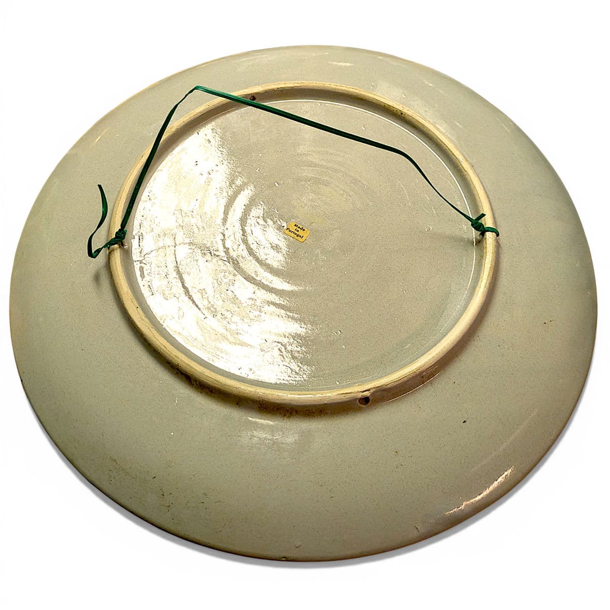 1950s Caldas Majolica, 3-D Ceramic Plate With Life-Like Fruits, Pottery Made in Portugal - Thumbnail 10