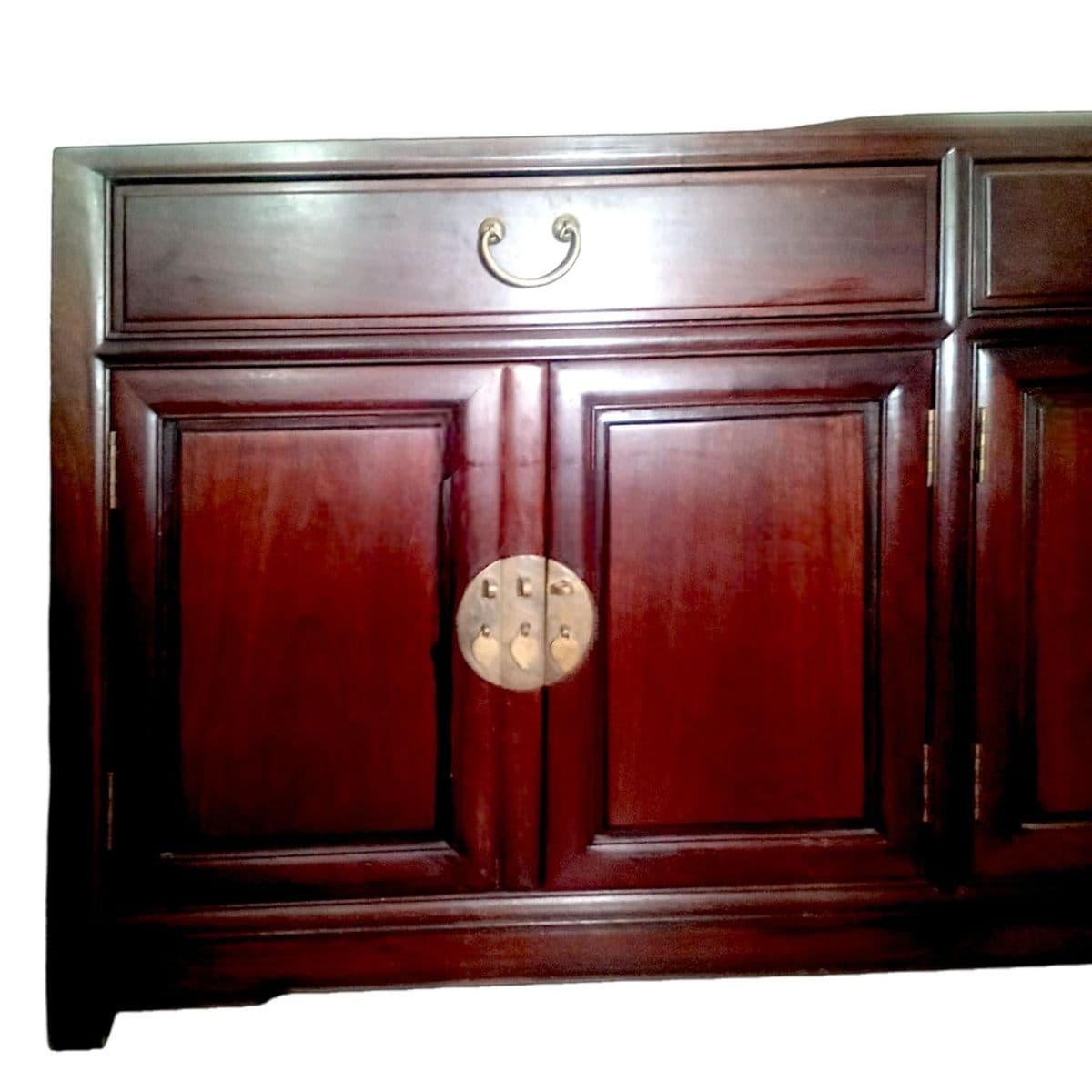 Late 19th Century Ming-Style Ju-Mu Oriental Credenza or Sideboard - Thumbnail 7