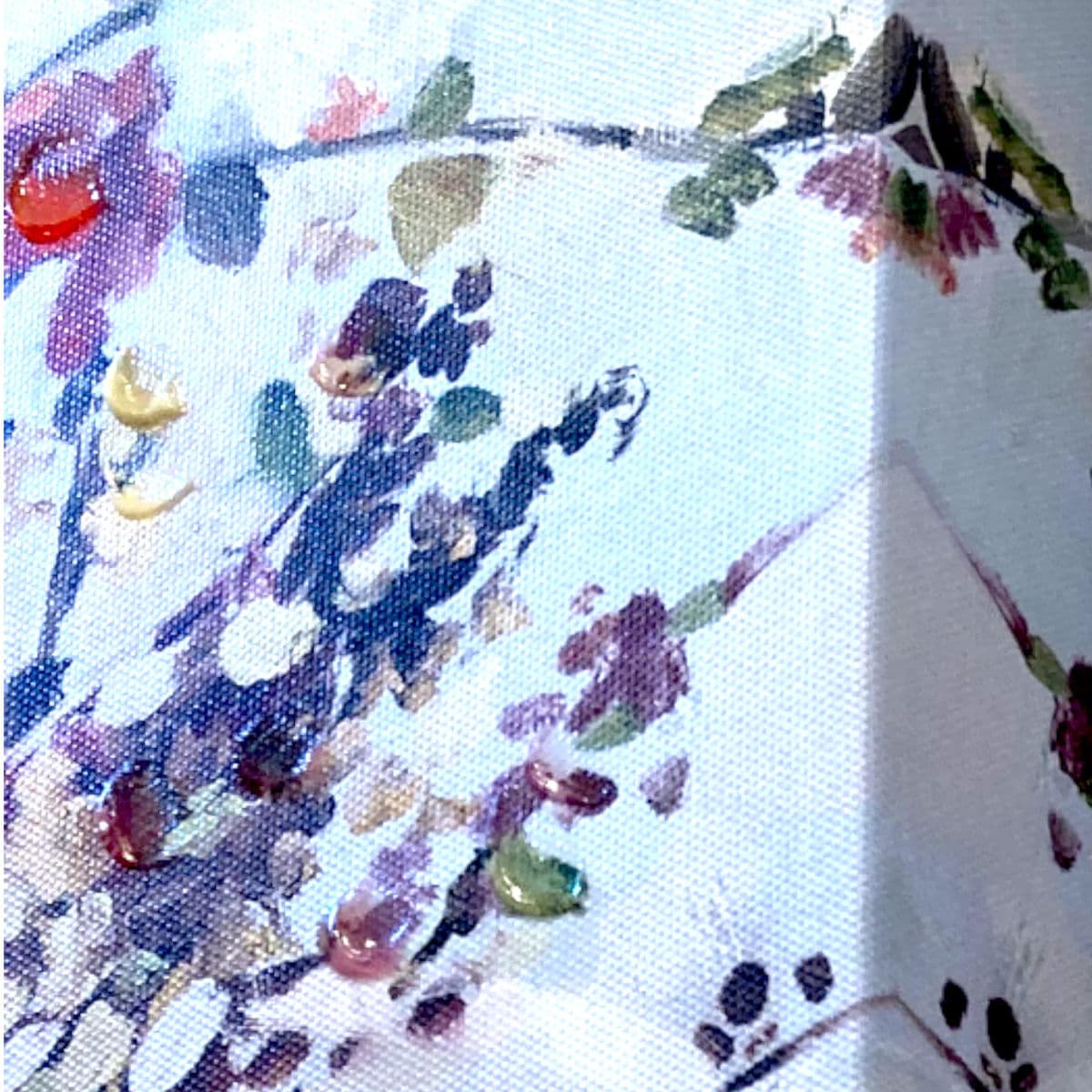 2002 Floral Abstract Giclee Art Print on Canvas - Thumbnail 9