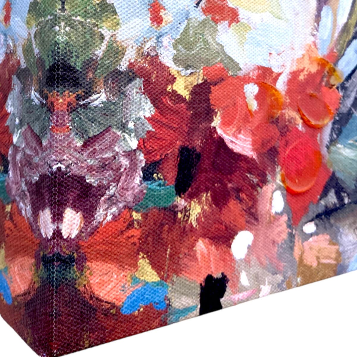 2002 Floral Abstract Giclee Art Print on Canvas - Thumbnail 13