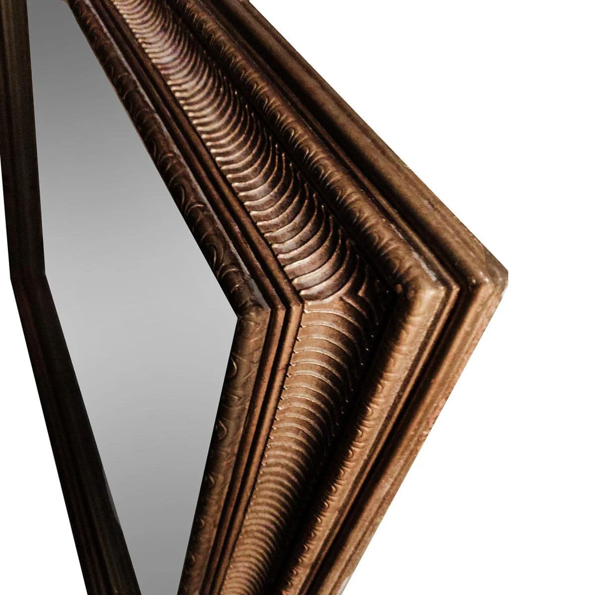 French Louis XVI Style Gold Painted Rectangular or Horizontal Beveled Mirror - Thumbnail 3