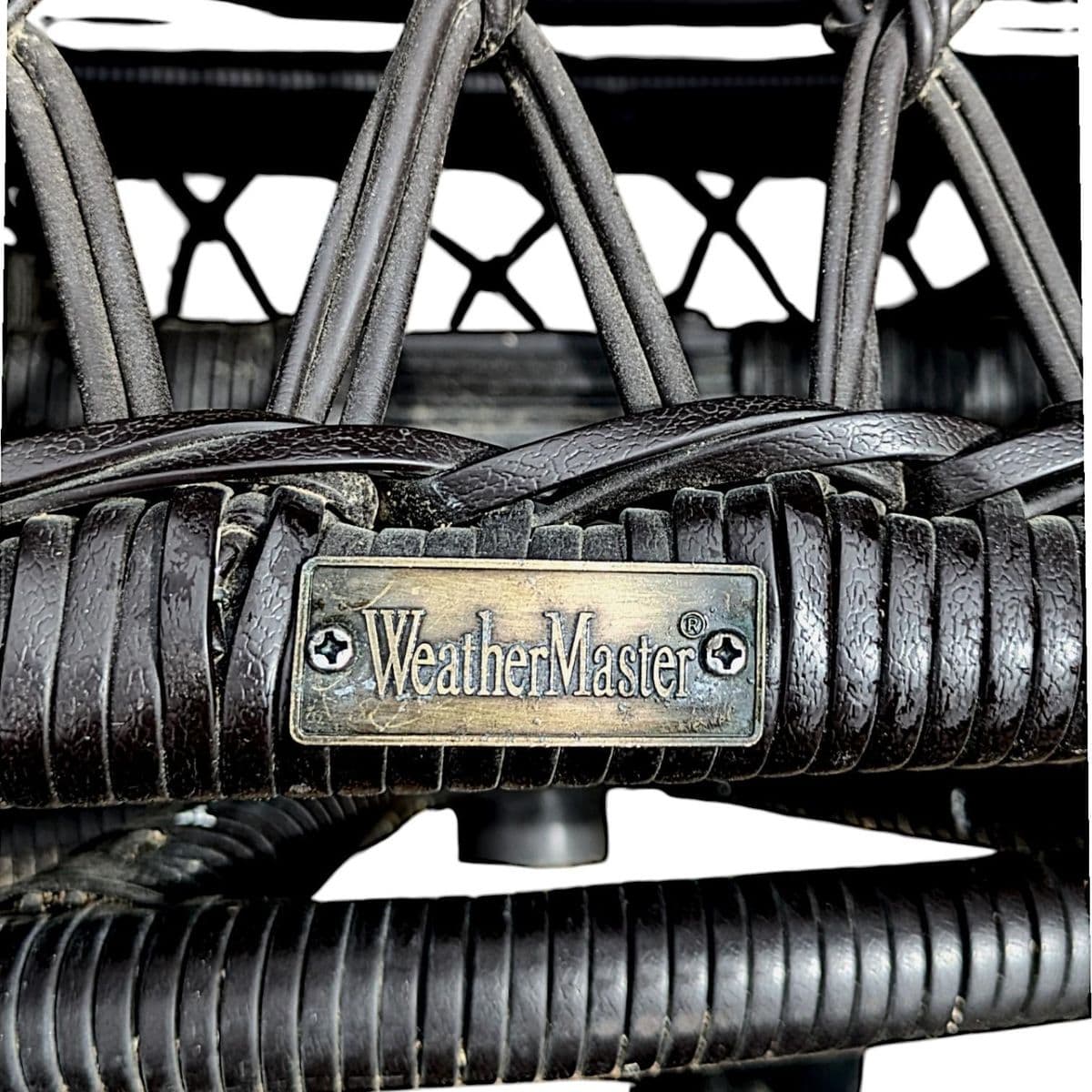 2005 Lane Weathermaster Swivel Glider High Back All-Weather Wicker Lounge Chair - Thumbnail 10