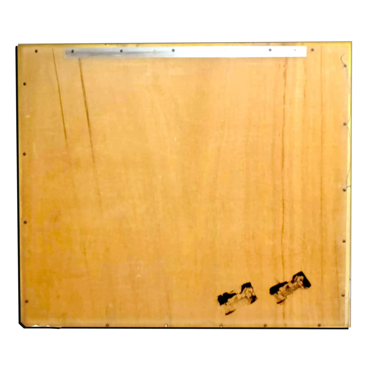 French Louis XVI Style Gold Painted Rectangular or Horizontal Beveled Mirror - Thumbnail 6